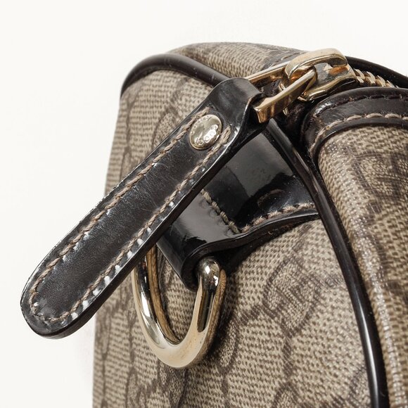 Gucci Brown Patent Medium GG Joy Boston Bag - Picture 11 of 14